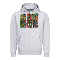 Heather Grey beach bum Zipper Hoodie - SublimationCraftShop