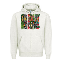 Oatmeal Heather beach bum Zipper Hoodie - SublimationCraftShop