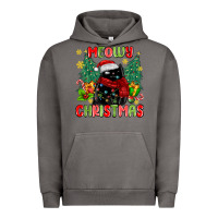 Pigment Tornado meowy christmas black cat Urban Hoodie - MaliasSmallBusiness