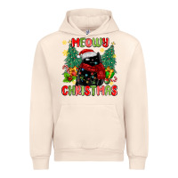 Sandshell meowy christmas black cat Urban Hoodie - MaliasSmallBusiness