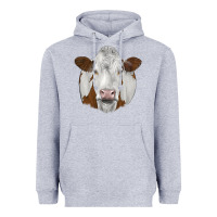 Heather Grey simmental Heavyweight Hoodie - JahusDesignShop