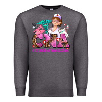 Charcoal Heather cna certified nursing assistant Premium Sweatshirt - AdoDesignShop