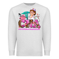 Oatmeal Heather cna certified nursing assistant Premium Sweatshirt - AdoDesignShop