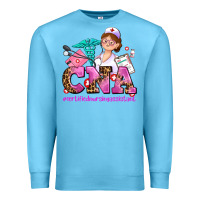 Ocean Blue cna certified nursing assistant Premium Sweatshirt - AdoDesignShop