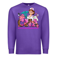 Purple cna certified nursing assistant Premium Sweatshirt - AdoDesignShop