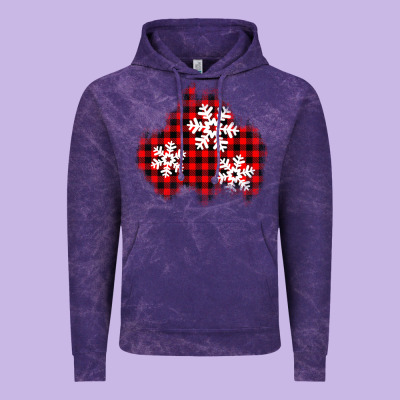 Christmas Snowflakes Patch Vintage Hoodie Designed By Adodesignshop