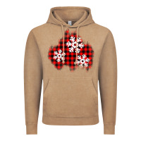 Vintage Coffee Christmas snowflakes patch Vintage Hoodie - AdoDesignShop