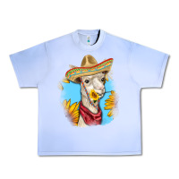Grape Ice Sombrero Llama Urban Heavy Tee - RanaPortraitStore
