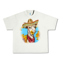 Pistachio Sombrero Llama Urban Heavy Tee - RanaPortraitStore