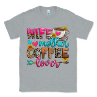 Heather Grey wife mother coffee lover Classic Tee - Zillion Design Studio