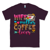 Plum wife mother coffee lover Classic Tee - Zillion Design Studio