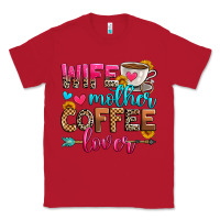 Red wife mother coffee lover Classic Tee - Zillion Design Studio