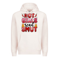 Pale Pink hot girls read smut Premium Hoodie - MaliasSmallBusiness