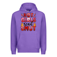 Purple hot girls read smut Premium Hoodie - MaliasSmallBusiness