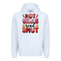 White hot girls read smut Premium Hoodie - MaliasSmallBusiness