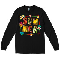 Black summer with fruit Long Sleeve Tee - texasbilliewilder