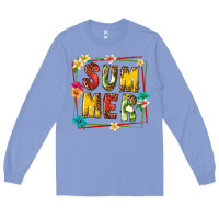 Colony Blue summer with fruit Long Sleeve Tee - texasbilliewilder