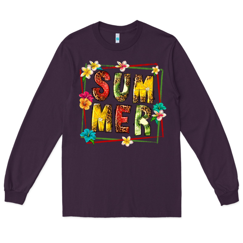 Summer With Fruit Long Sleeve Tee by texasbilliewilder | Teevron