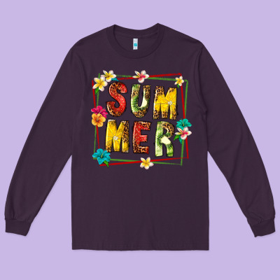 Summer With Fruit Long Sleeve Tee Designed By Texasbilliewilder