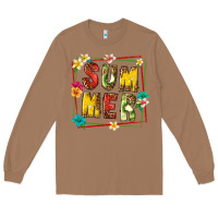 Toasted Coconut summer with fruit Long Sleeve Tee - texasbilliewilder