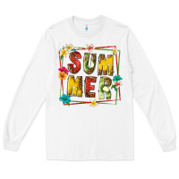 White summer with fruit Long Sleeve Tee - texasbilliewilder