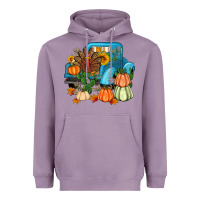 Lavender Thanksgiving turkey truck Heavyweight Hoodie - Artiststas