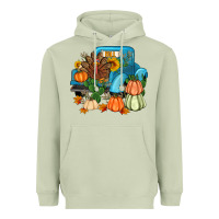 Matcha Thanksgiving turkey truck Heavyweight Hoodie - Artiststas