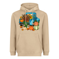 Mushroom Thanksgiving turkey truck Heavyweight Hoodie - Artiststas