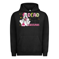 Pigment Black dead inside but it's christmas Urban Hoodie - MaliasSmallBusiness