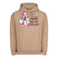 Pigment Burro dead inside but it's christmas Urban Hoodie - MaliasSmallBusiness