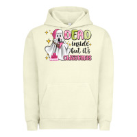 Pigment Pistachio dead inside but it's christmas Urban Hoodie - MaliasSmallBusiness