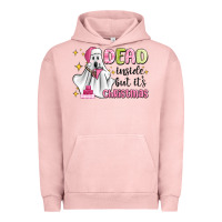 Pigment Salmon dead inside but it's christmas Urban Hoodie - MaliasSmallBusiness