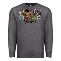 Charcoal Heather highland cow 2022 Premium Sweatshirt - JahusDesignShop