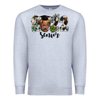 Heather Grey highland cow 2022 Premium Sweatshirt - JahusDesignShop