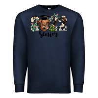 Navy highland cow 2022 Premium Sweatshirt - JahusDesignShop