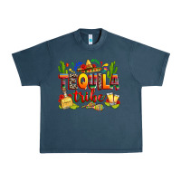 Midnight Navy tequila tribe Urban Heavy Tee - RanaPortraitStore