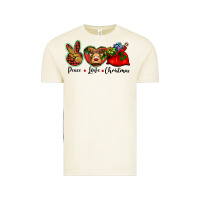 Peace Love Christmas Vintage Tee | Teevron