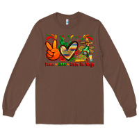 Chestnut peace love cinco de mayo Long Sleeve Tee - Zillion Design Studio