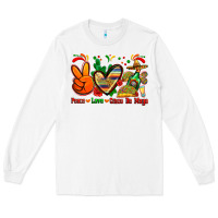 White peace love cinco de mayo Long Sleeve Tee - Zillion Design Studio