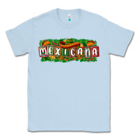 Dusty Blue Mexicana Classic Tee - texasbilliewilder