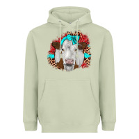Matcha ribbon simmental leopard Heavyweight Hoodie - JahusDesignShop