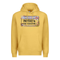Antique Gold hello im mentally at the bookstore Premium Hoodie - MaliasSmallBusiness