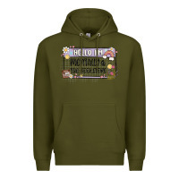 Army Green hello im mentally at the bookstore Premium Hoodie - MaliasSmallBusiness