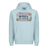Blue Mist hello im mentally at the bookstore Premium Hoodie - MaliasSmallBusiness