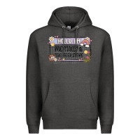 Charcoal Heather hello im mentally at the bookstore Premium Hoodie - MaliasSmallBusiness