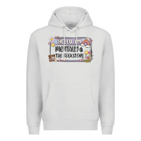 Dove Grey hello im mentally at the bookstore Premium Hoodie - MaliasSmallBusiness