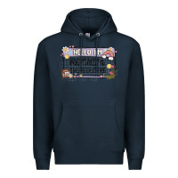 Navy hello im mentally at the bookstore Premium Hoodie - MaliasSmallBusiness