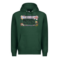 Sports Green hello im mentally at the bookstore Premium Hoodie - MaliasSmallBusiness