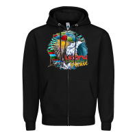 Black beach please Zipper Hoodie - SublimationCraftShop