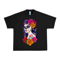 Black sugar skull girl Urban Heavy Tee - RanaPortraitStore